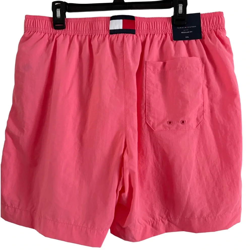 Tommy Hilfiger Swim Trunks Men’s XXL Coral Salmon NWT Regular Fit 2XL Resort
